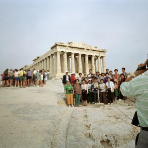 Martin Parr, Small World – Acropolis, Greece, Athens, 1991, Pigment print, 100 x 125 cm
